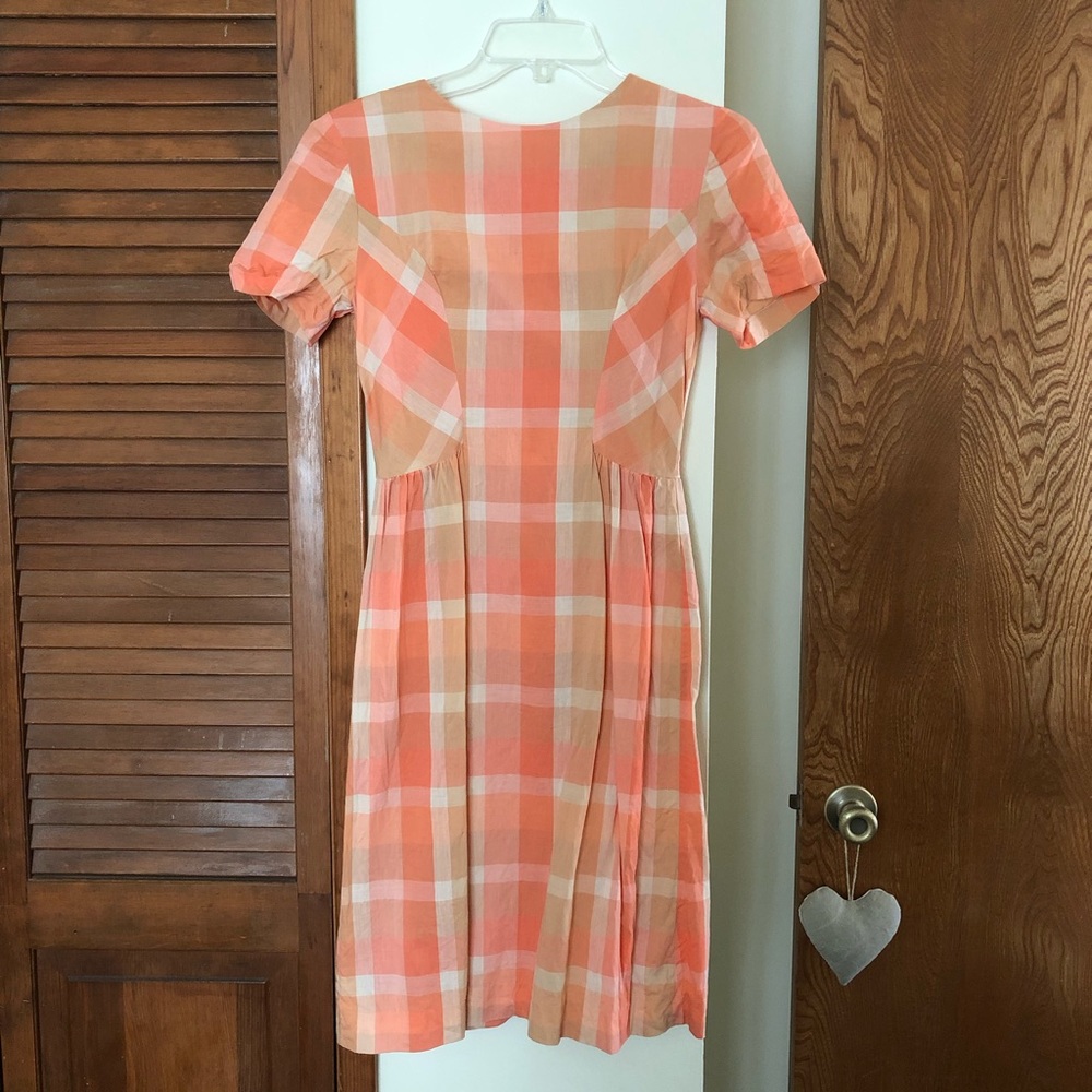 Vintage Plaid Dress size XS